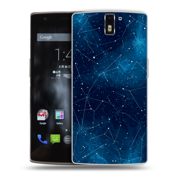 Силиконовый чехол на OnePlus One с принтом Космос звезды