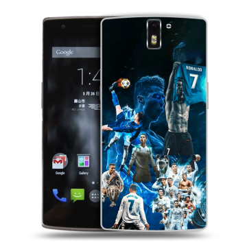 Силиконовый чехол на OnePlus One с принтом Реал Роналдо