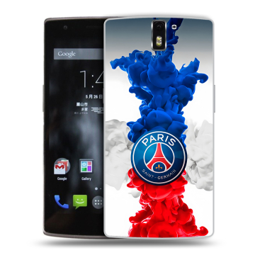 Силиконовый чехол на OnePlus One с принтом PSG ПСЖ Силиконовый чехол на OnePlus One с принтом PSG ПСЖ