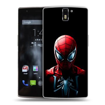 Силиконовый чехол на OnePlus One с принтом Spiderman Человек паук Силиконовый чехол на OnePlus One с принтом Spiderman Человек паук