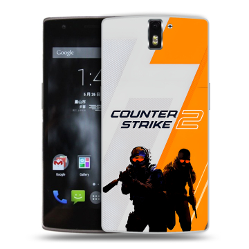 Силиконовый чехол на OnePlus One с принтом Counter Strike