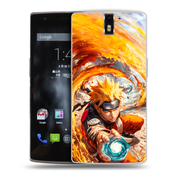 Силиконовый чехол на OnePlus One с принтом Аниме Наруто Naruto