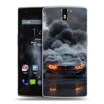 Силиконовый чехол на OnePlus One с принтом BMW БМВ