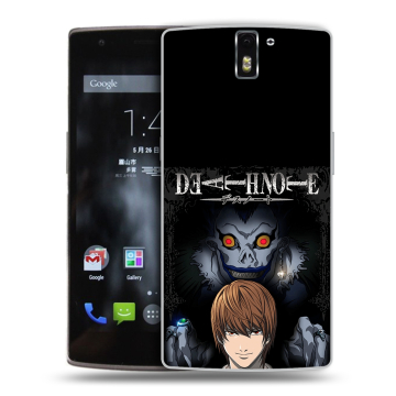 Силиконовый чехол на OnePlus One с принтом Death note Тетрадь смерти Силиконовый чехол на OnePlus One с принтом Death note Тетрадь смерти