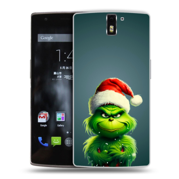 Силиконовый чехол на OnePlus One с принтом Новый год Силиконовый чехол на OnePlus One с принтом Новый год