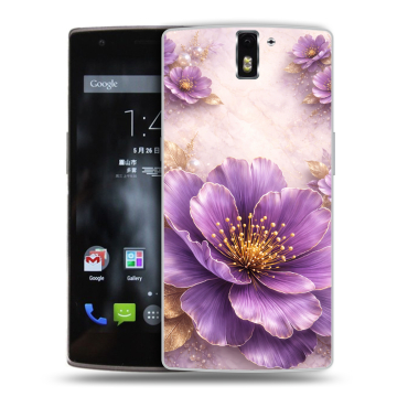 Силиконовый чехол на OnePlus One с принтом женский