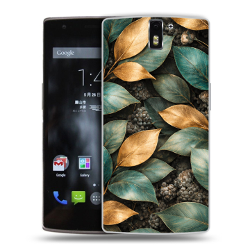 Силиконовый чехол на OnePlus One с принтом женский