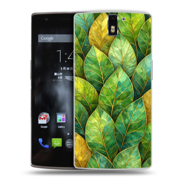 Силиконовый чехол на OnePlus One с принтом женский