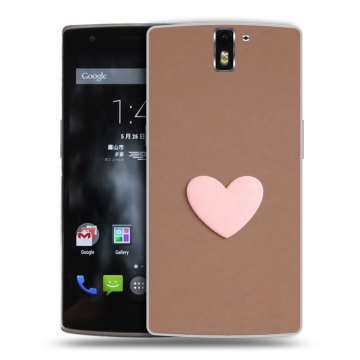 Силиконовый чехол на OnePlus One с принтом женский