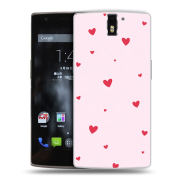 Силиконовый чехол на OnePlus One с принтом для девочек