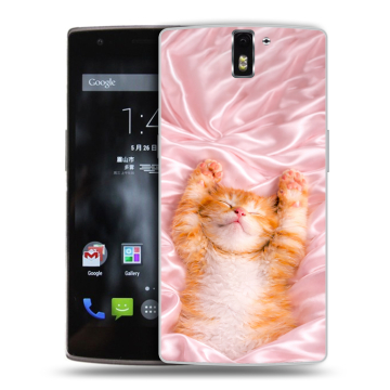 Силиконовый чехол на OnePlus One с принтом женский
