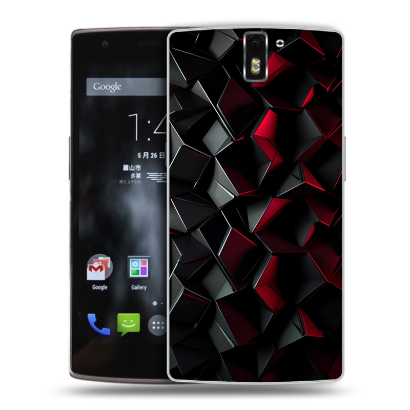 Силиконовый чехол на OnePlus One с принтом Абстракция Силиконовый чехол на OnePlus One с принтом Абстракция
