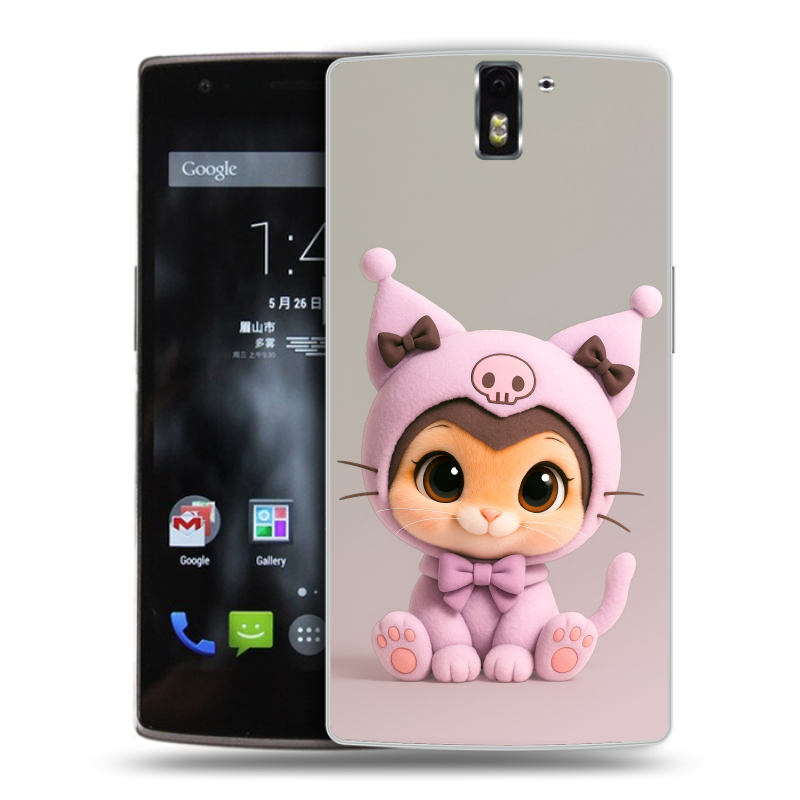 Силиконовый чехол на OnePlus One с принтом Куроми Kuromi Силиконовый чехол на OnePlus One с принтом Куроми Kuromi