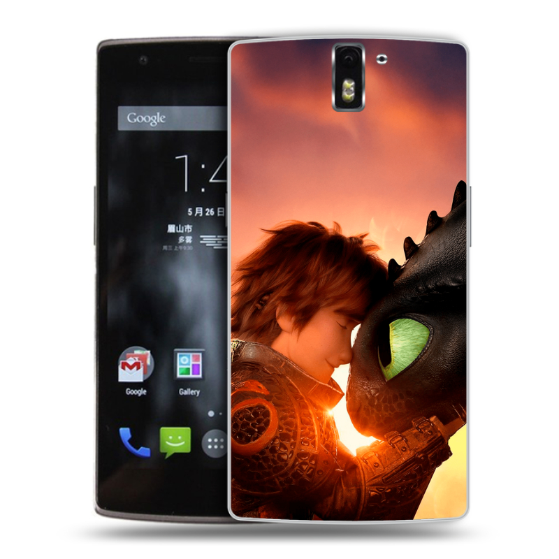 Силиконовый чехол на OnePlus One с принтом Как приручить дракона Силиконовый чехол на OnePlus One с принтом Как приручить дракона