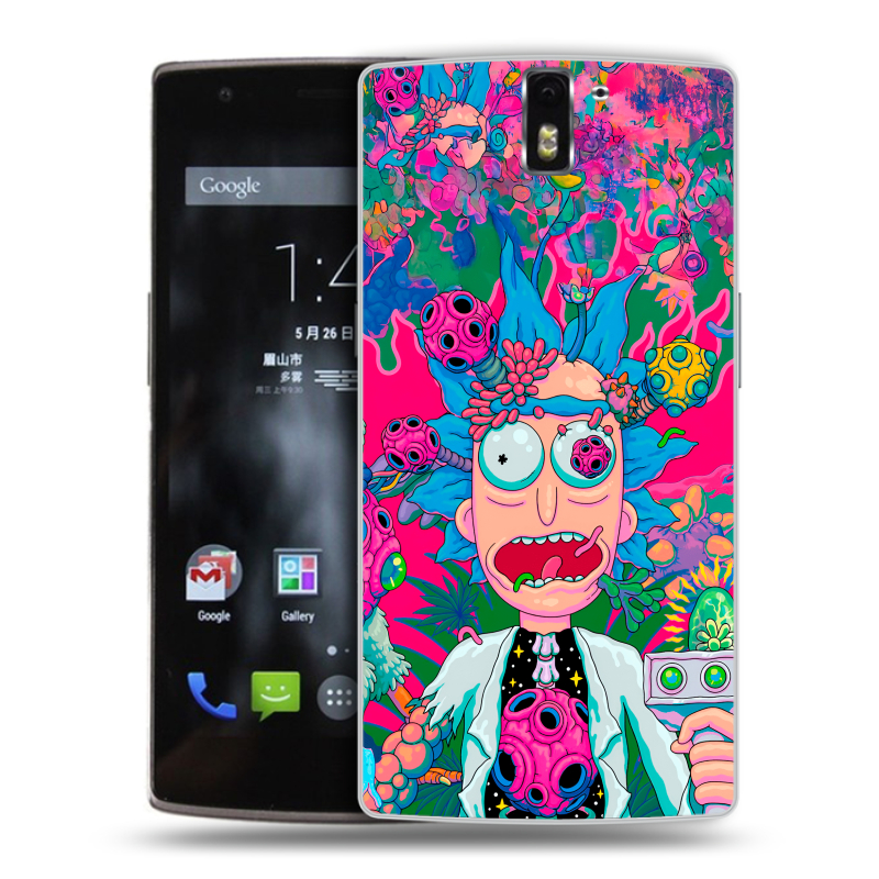Силиконовый чехол на OnePlus One с принтом Рик и Морти Rick Morty Силиконовый чехол на OnePlus One с принтом Рик и Морти Rick Morty