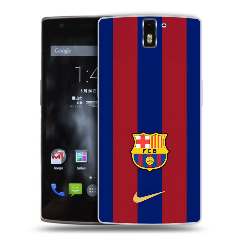 Силиконовый чехол на OnePlus One с принтом Барселона Barcelona Силиконовый чехол на OnePlus One с принтом Барселона Barcelona