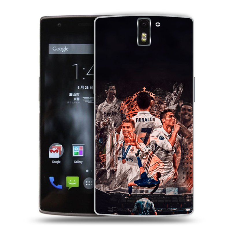 Силиконовый чехол на OnePlus One с принтом Реал Роналдо Real Ronaldo Силиконовый чехол на OnePlus One с принтом Реал Роналдо Real Ronaldo
