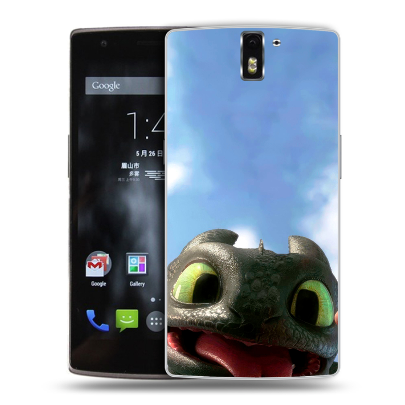 Силиконовый чехол на OnePlus One с принтом Как приручить дракона Силиконовый чехол на OnePlus One с принтом Как приручить дракона