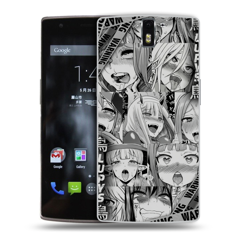 Силиконовый чехол на OnePlus One с принтом Ahegao Ахегао Аниме Силиконовый чехол на OnePlus One с принтом Ahegao Ахегао Аниме