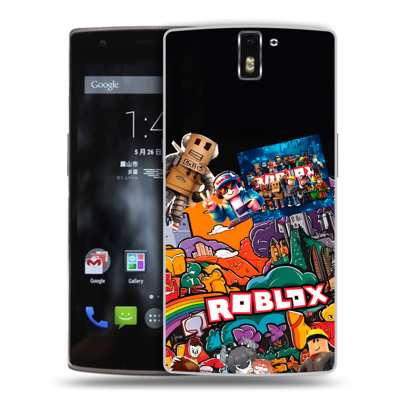 Силиконовый чехол на OnePlus One с принтом Roblox Роблокс Силиконовый чехол на OnePlus One с принтом Roblox Роблокс