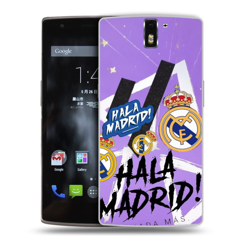 Силиконовый чехол на OnePlus One с принтом Real Madrid Реал Мадрид Силиконовый чехол на OnePlus One с принтом Real Madrid Реал Мадрид