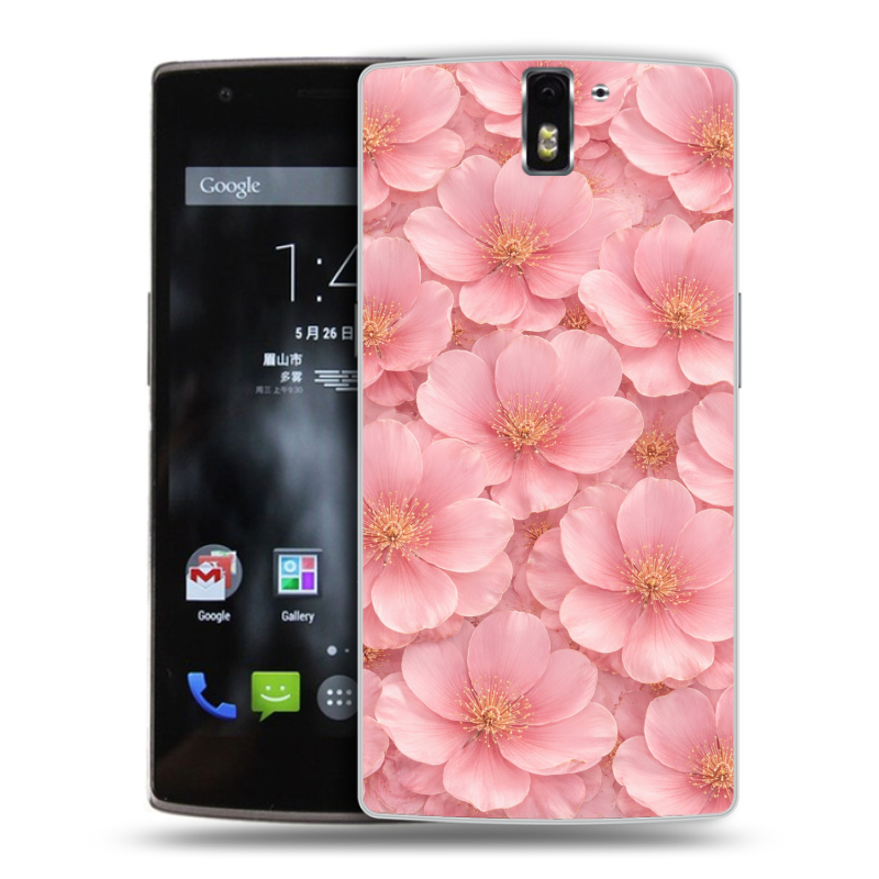 Силиконовый чехол на OnePlus One с принтом женский Силиконовый чехол на OnePlus One с принтом женский