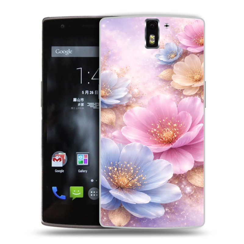 Силиконовый чехол на OnePlus One с принтом женский Силиконовый чехол на OnePlus One с принтом женский