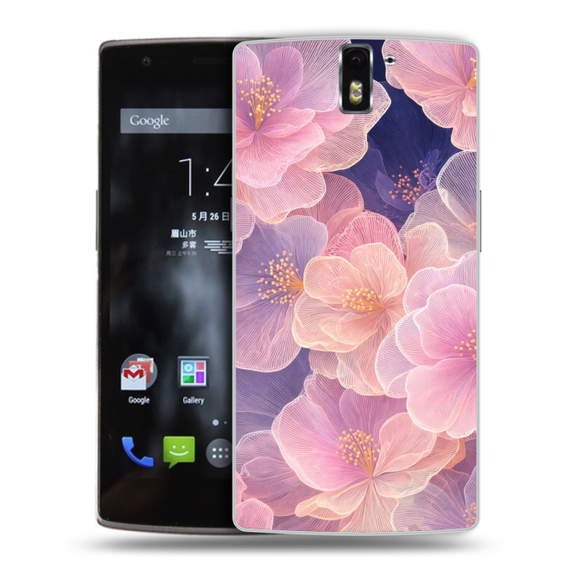 Силиконовый чехол на OnePlus One с принтом женский Силиконовый чехол на OnePlus One с принтом женский