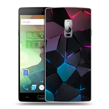Пластиковый чехол на OnePlus 2 с принтом Геометрия неона