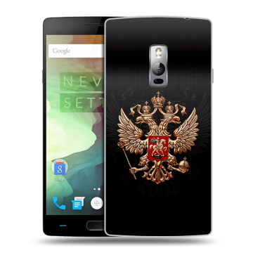 Пластиковый чехол на OnePlus 2 с принтом Герб России Пластиковый чехол на OnePlus 2 с принтом Герб России