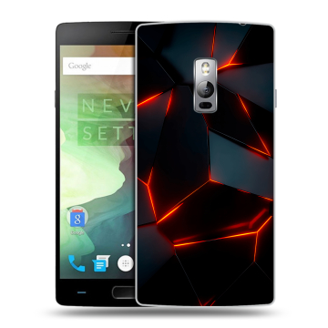 Пластиковый чехол на OnePlus 2 с принтом Яркие абстракции