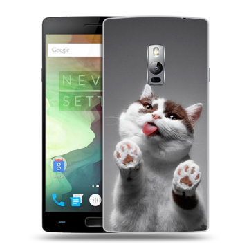 Пластиковый чехол на OnePlus 2 с принтом Коты
