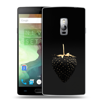 Пластиковый чехол на OnePlus 2 с принтом Черная клубника Пластиковый чехол на OnePlus 2 с принтом Черная клубника