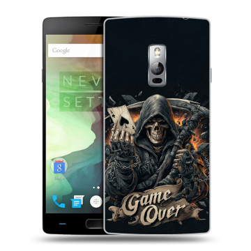 Пластиковый чехол на OnePlus 2 с принтом Скелет карты Пластиковый чехол на OnePlus 2 с принтом Скелет карты
