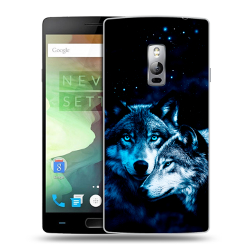 Пластиковый чехол на OnePlus 2 с принтом Волки