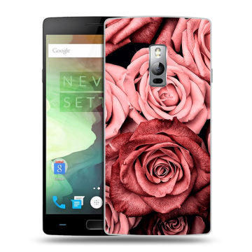 Пластиковый чехол на OnePlus 2 с принтом Цветы розы