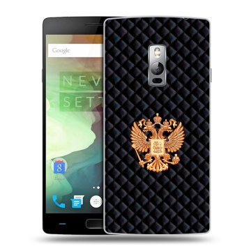 Пластиковый чехол на OnePlus 2 с принтом Герб России принт Пластиковый чехол на OnePlus 2 с принтом Герб России принт