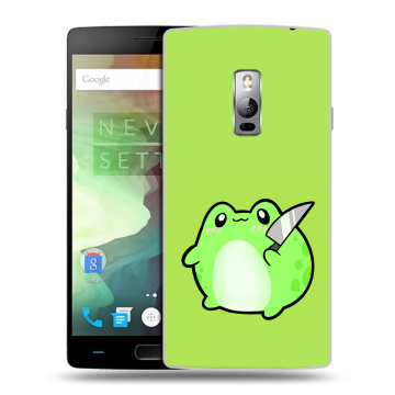 Пластиковый чехол на OnePlus 2 с принтом Лягушенок Пластиковый чехол на OnePlus 2 с принтом Лягушенок
