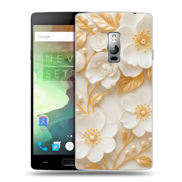 Пластиковый чехол на OnePlus 2 с принтом Цветы Пластиковый чехол на OnePlus 2 с принтом Цветы