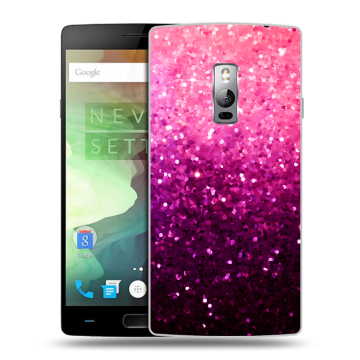 Пластиковый чехол на OnePlus 2 с принтом Блестки Пластиковый чехол на OnePlus 2 с принтом Блестки