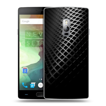 Пластиковый чехол на OnePlus 2 с принтом Текстура металла Пластиковый чехол на OnePlus 2 с принтом Текстура металла