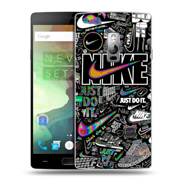 Пластиковый чехол на OnePlus 2 с принтом Найк Пластиковый чехол на OnePlus 2 с принтом Найк