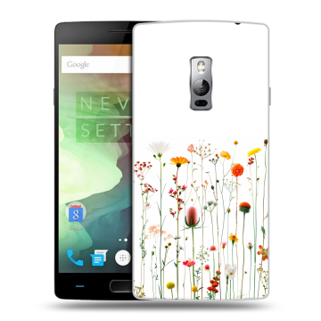 Пластиковый чехол на OnePlus 2 с принтом цветы Пластиковый чехол на OnePlus 2 с принтом цветы