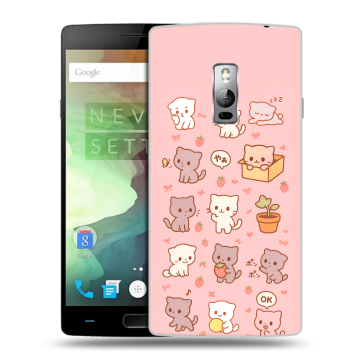 Пластиковый чехол на OnePlus 2 с принтом Hello Kitty Хелоу Кити