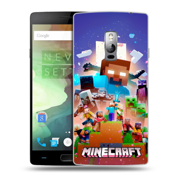 Пластиковый чехол на OnePlus 2 с принтом Майнкрафт Minecraft Пластиковый чехол на OnePlus 2 с принтом Майнкрафт Minecraft