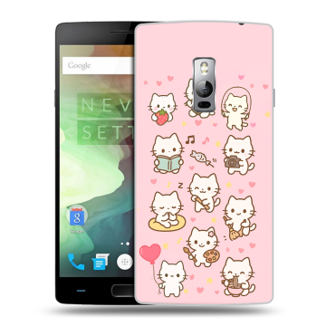 Пластиковый чехол на OnePlus 2 с принтом Hello Kitty Хелоу Кити Пластиковый чехол на OnePlus 2 с принтом Hello Kitty Хелоу Кити