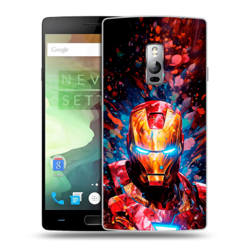 Пластиковый чехол на OnePlus 2 с принтом Железный человек Ironman Пластиковый чехол на OnePlus 2 с принтом Железный человек Ironman