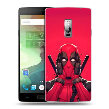Пластиковый чехол на OnePlus 2 с принтом Дедпул Deadpool