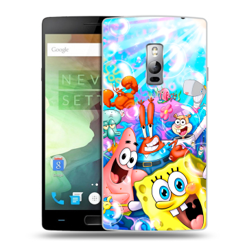 Пластиковый чехол на OnePlus 2 с принтом спанчбоб спанч боб Пластиковый чехол на OnePlus 2 с принтом спанчбоб спанч боб