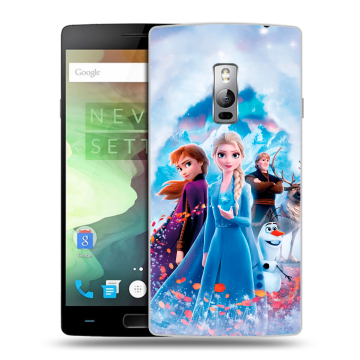 Пластиковый чехол на OnePlus 2 с принтом Холодное сердце Frozen Пластиковый чехол на OnePlus 2 с принтом Холодное сердце Frozen